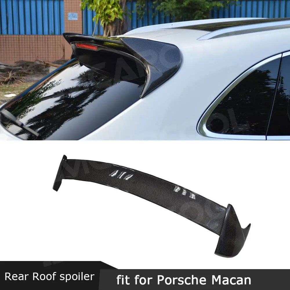 

Carbon Fiber Car Rear Trunk Lip Spoiler Rear Roof Spoiler Wings for Porsche Macan Spoiler 2014 - 2018 FRP windshield Accessories