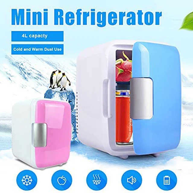4l Mini-Auto kühlschrank tragbarer 12-V-Reisekühlschrank für Lebensmittel  getränke Milch kosmetisches Hautpflege produkt Home