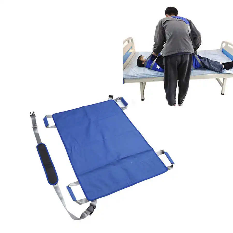 Patient Lift Transfer Sheet Ergonomic Handle Waterproof Durable