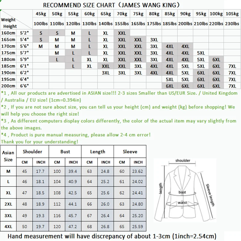 High Quality 2024 New Men's Korean Version of Fashion Handsome Business Casual Slim-fit Banquet Boutique Suit Jacket  M-4XL 5