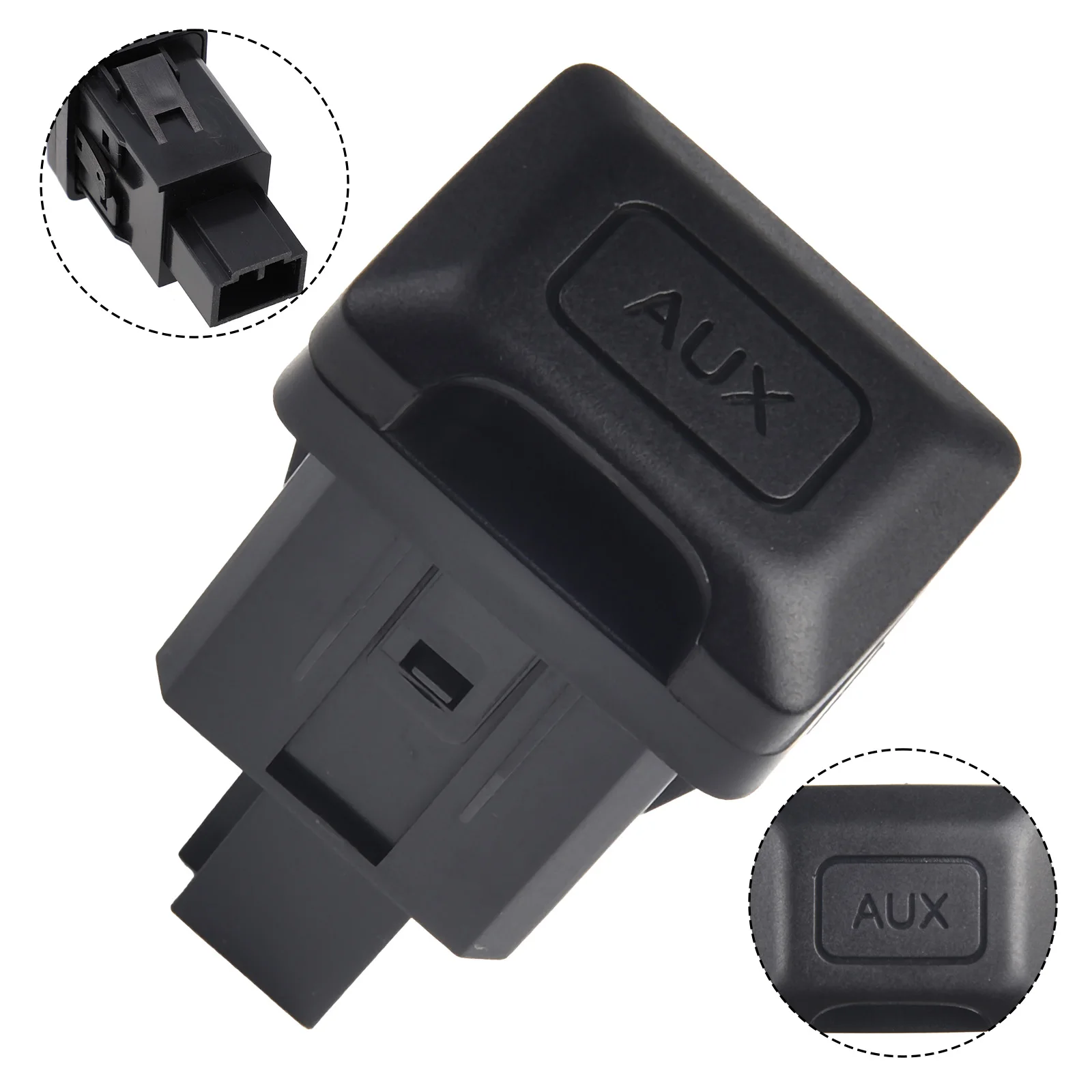 1pc Plug Adapter Auxiliary Input Aux Port Black Plastic For Honda For Civic For CRV 2009-2011 39112-SNA-A01 Electrical Equipment