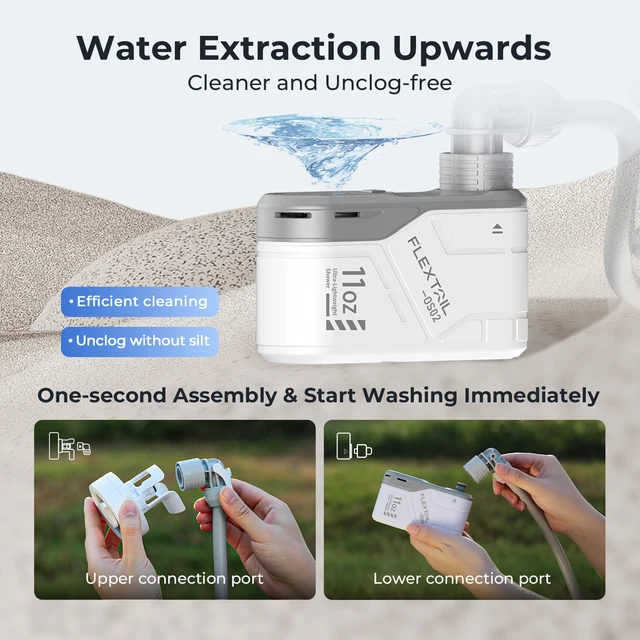 Portable Electric Outdoor Shower Pump