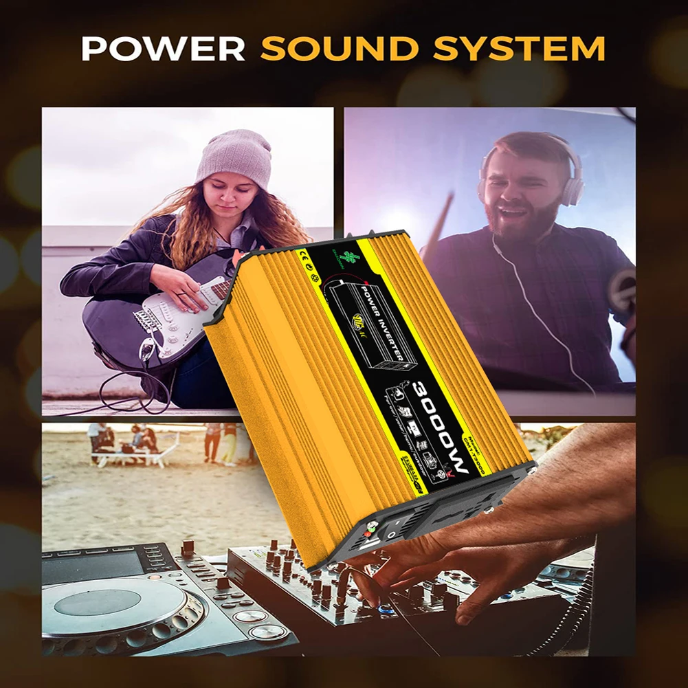 onda senoidal modificada, DC 12V para AC