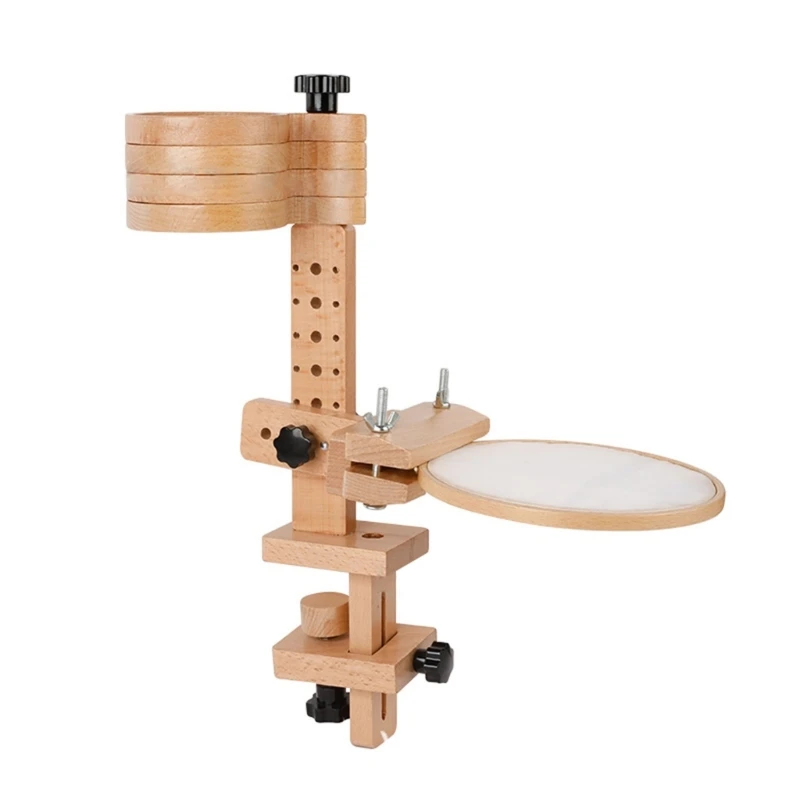 

H55A Embroidery Stand Adjustable Embroidery Hoop Stand Crosses Stitching Stand Embroidery Hoop Holder for Embroidery Project
