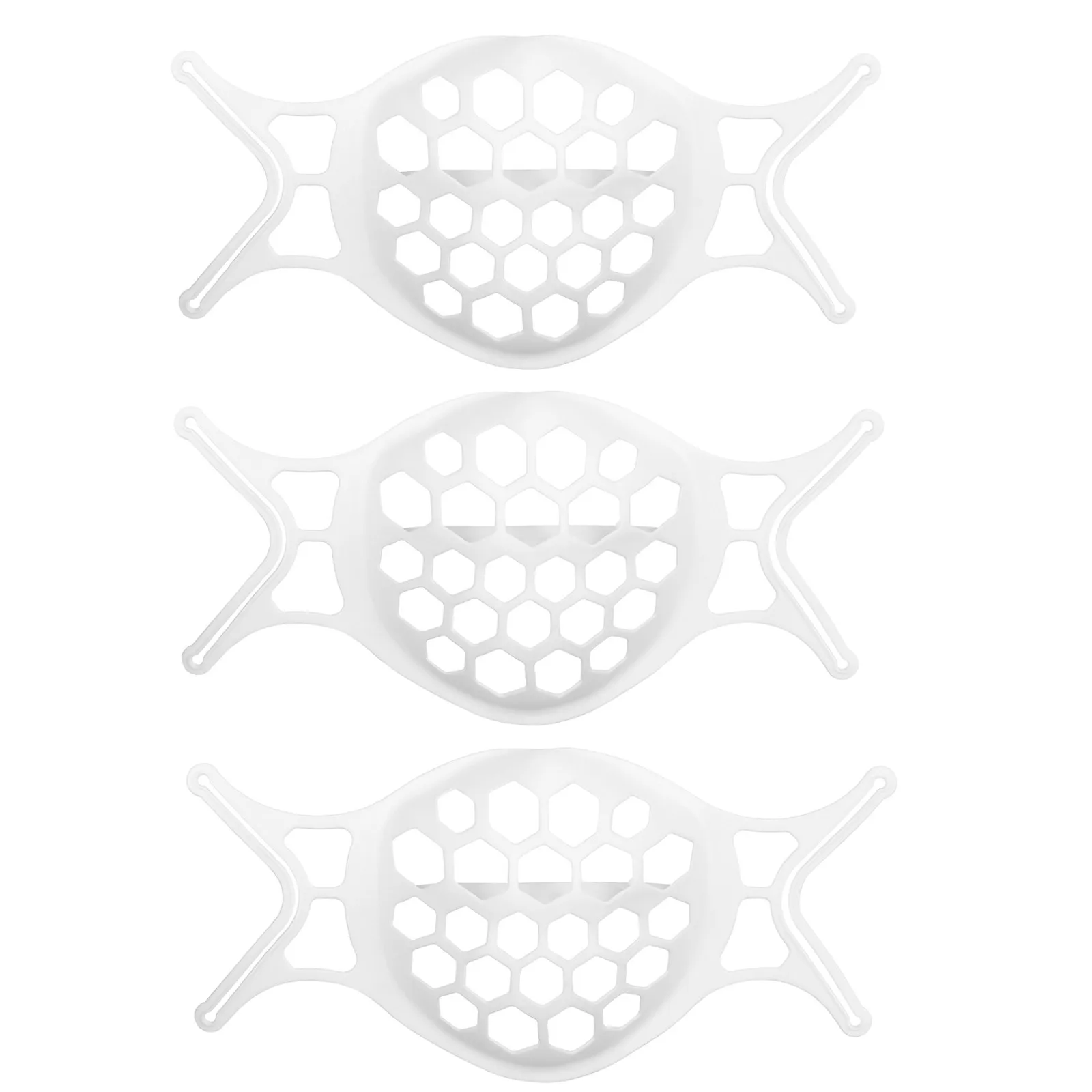 3D Mask Bracket Silicone Face Mask Bracket Inner Support Frame 3pcs