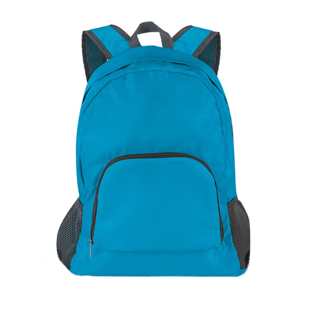 Mochila de viagem portátil ao ar livre unisex, Pacote impermeável anti-roubo, Mochila escolar dobrável, Mochila de aventura unisex