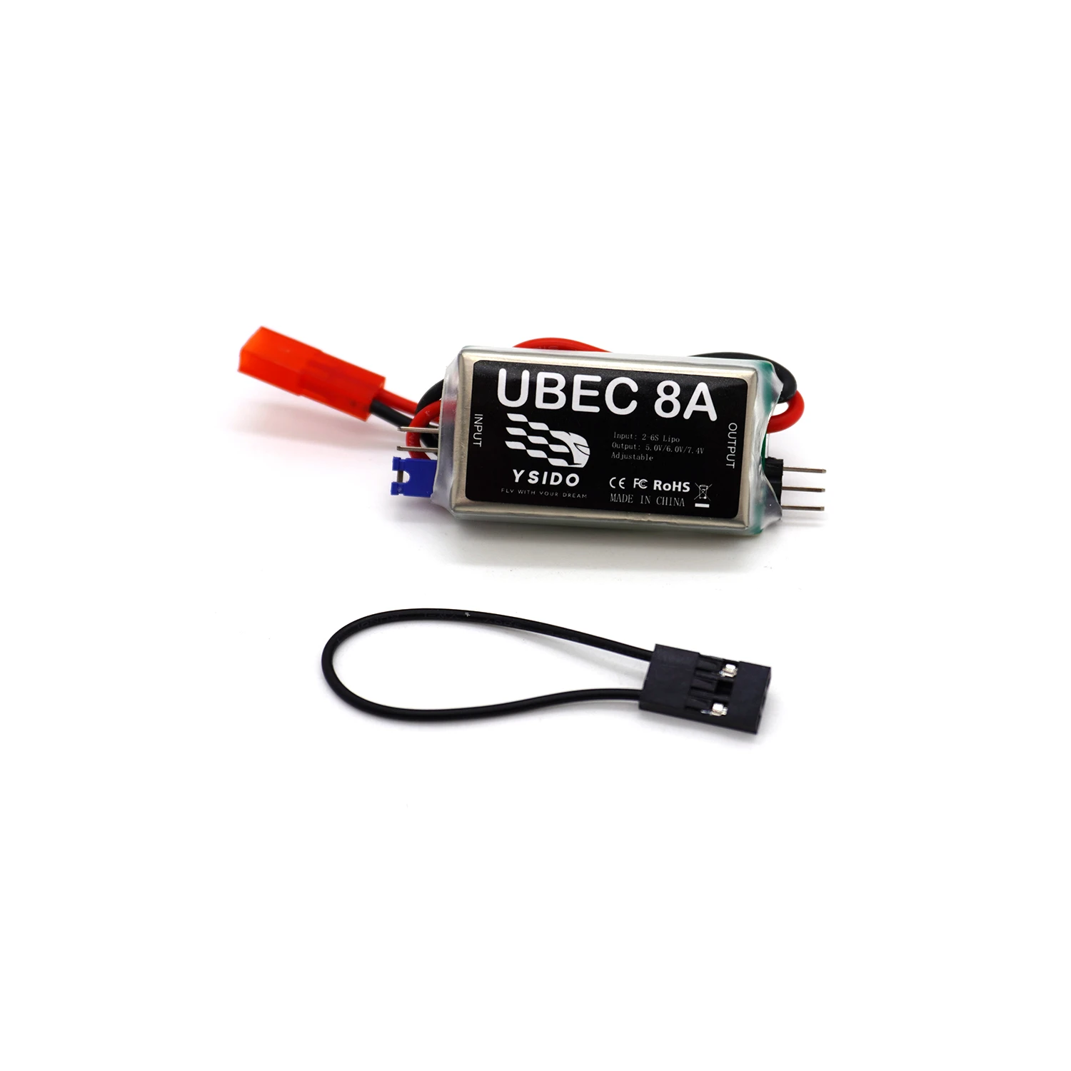 1/3/5 Stück YSIDO 8A 6A 4A UBEC Ausgang 5V/6V/7.4V BEC 2-6S Lipo Spannungsstabilisator für RC Flugzeuge FPV Drohnen Quadcopter – Detail 13