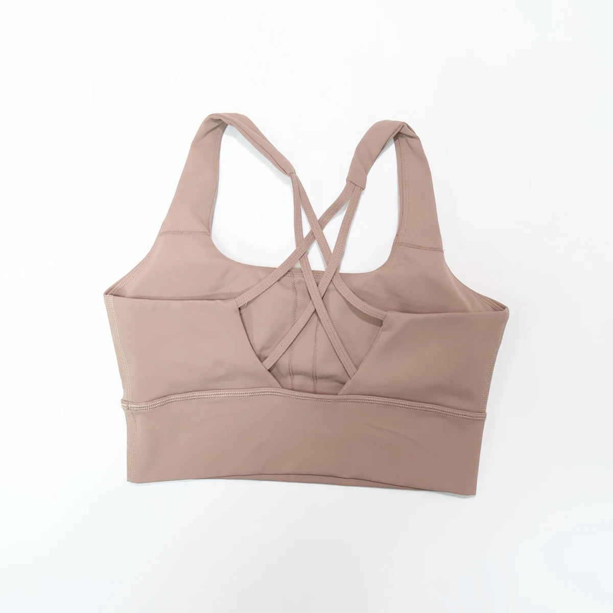 Rückenfreies, schnell trocknendes Sport-Tanktop für Damen, ärmellos, stoßdämpfende Unterstützung für Laufen, Fitnessstudio, spezielles, kurzes Top für Damen – Detail 10