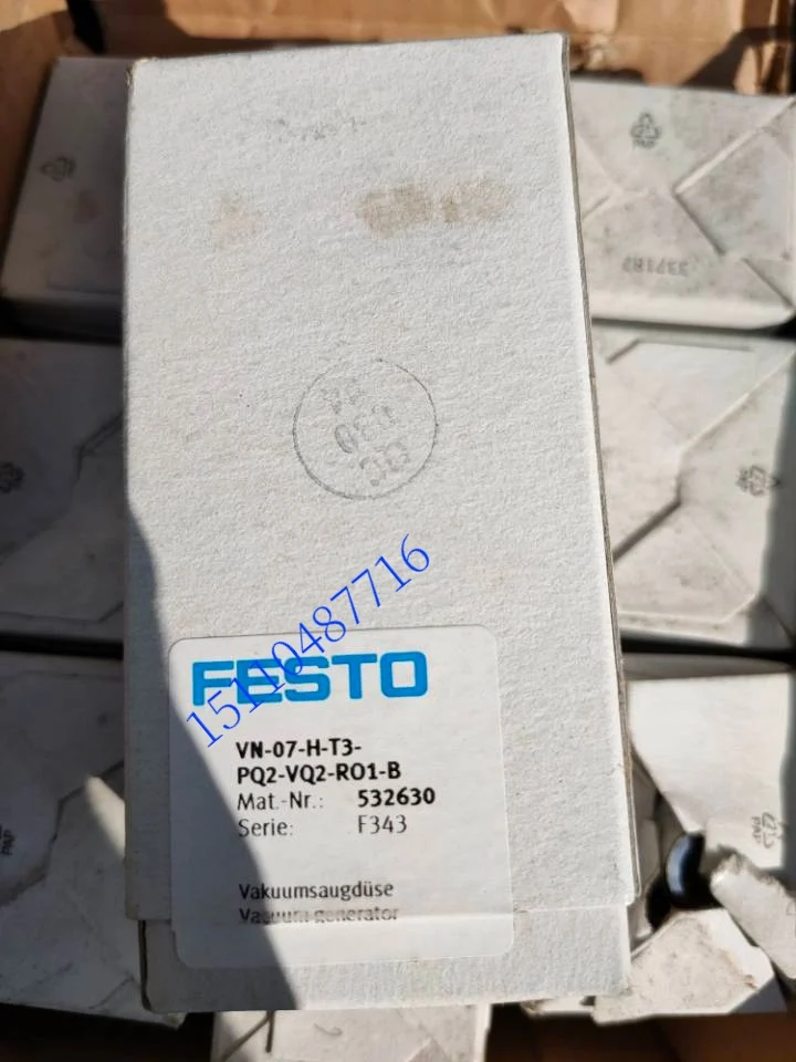 

FESTO Festo, вакуумный генератор VN-07-H-T3-PQ2-VQ2-RO1-B 532630 в наличии
