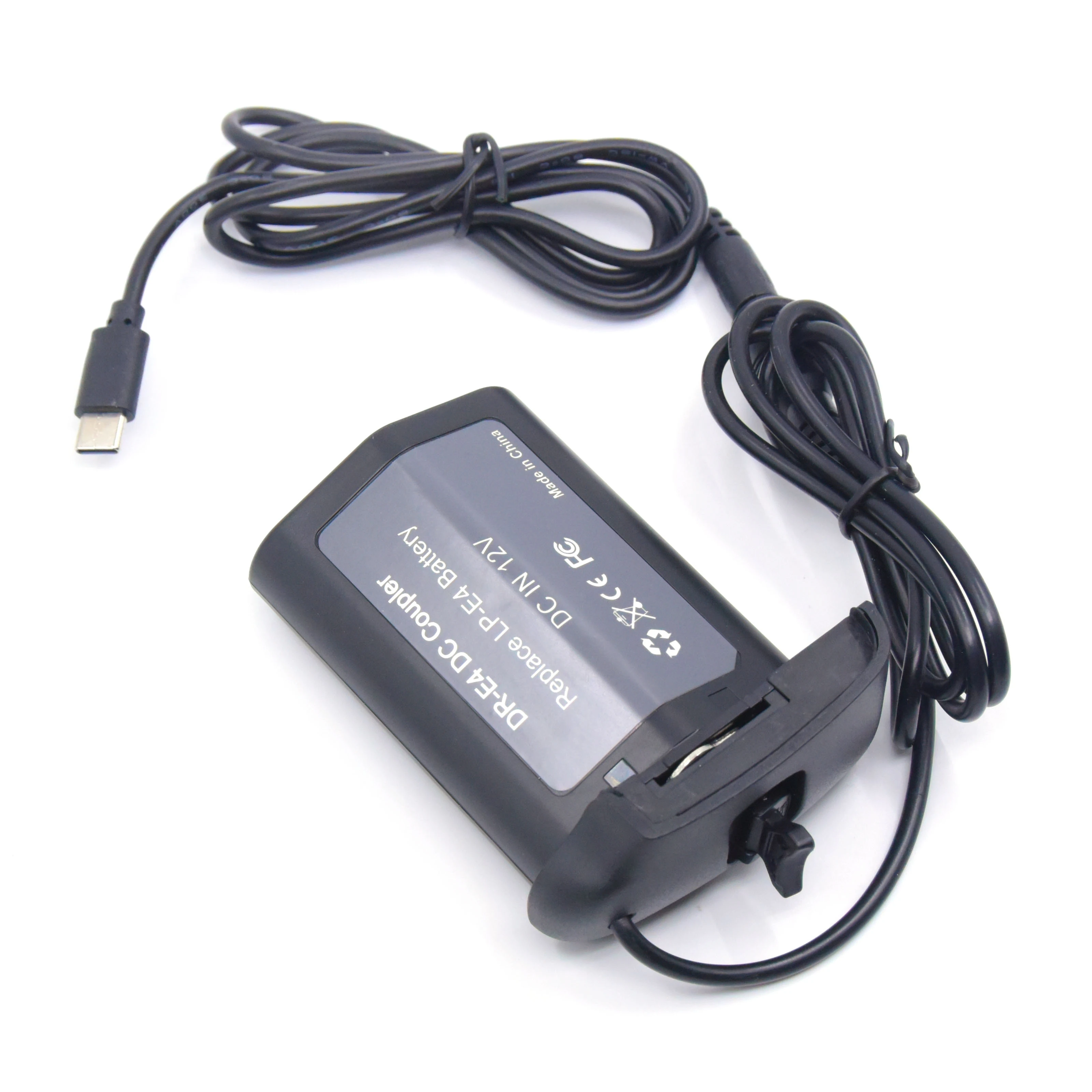 USB Type C PD 12V Power Bank Adapter Cable+LP-E4 E19 Dummy Battery DR-E4 for Canon EOS 1D C 1D X Mark III IV 1Ds Mark III