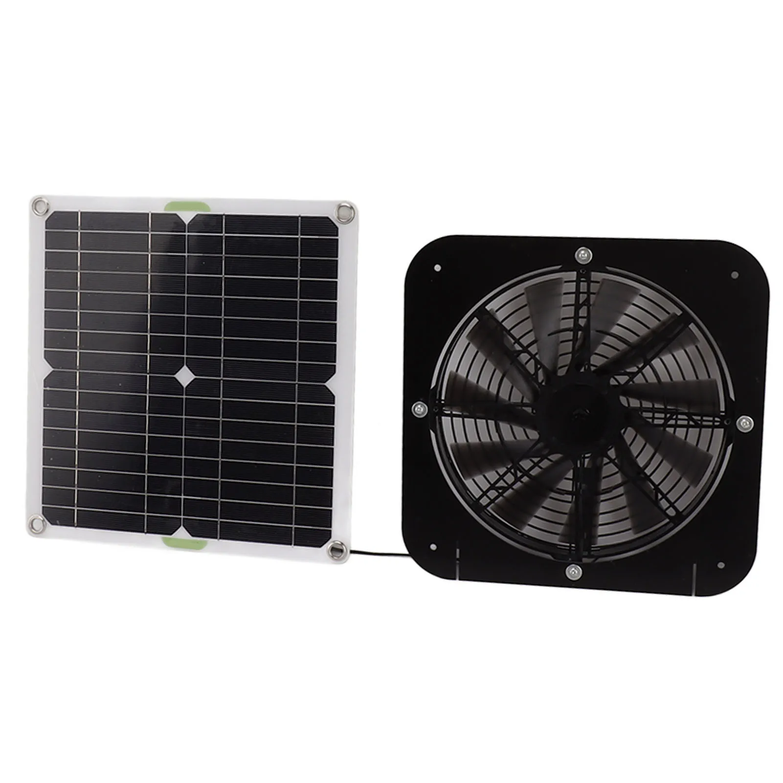 Ventilatore Solare Da 50W Per Serra - Kit Con Pannello Solare, Per Pollai, Capannoni, Aree Esterne - Foto 5