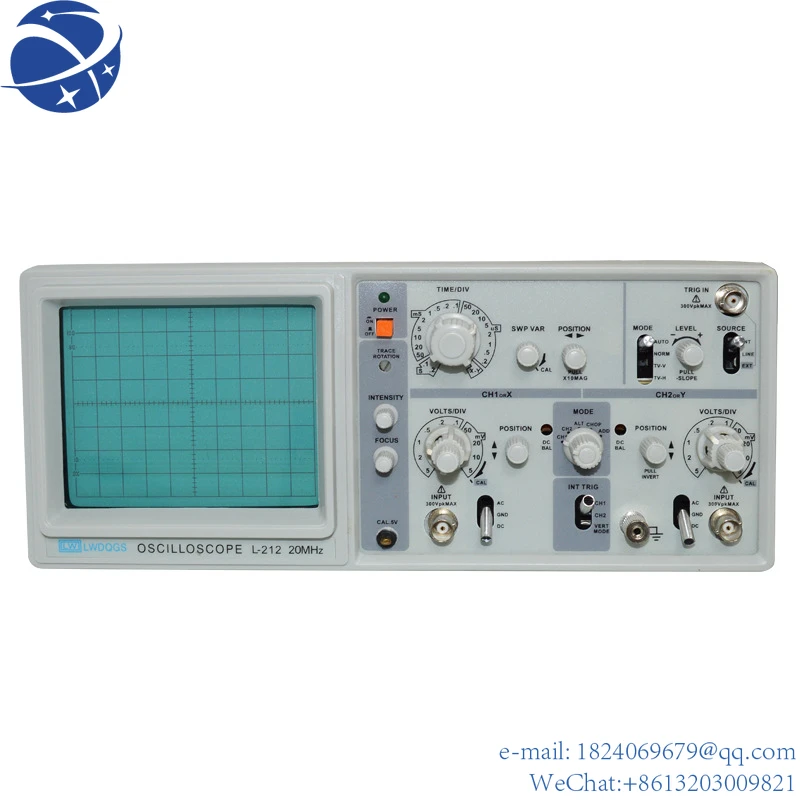 

YUN YI20MHz 40MHz 60MHz 100Mhz Dual Channel Analog Oscilloscope