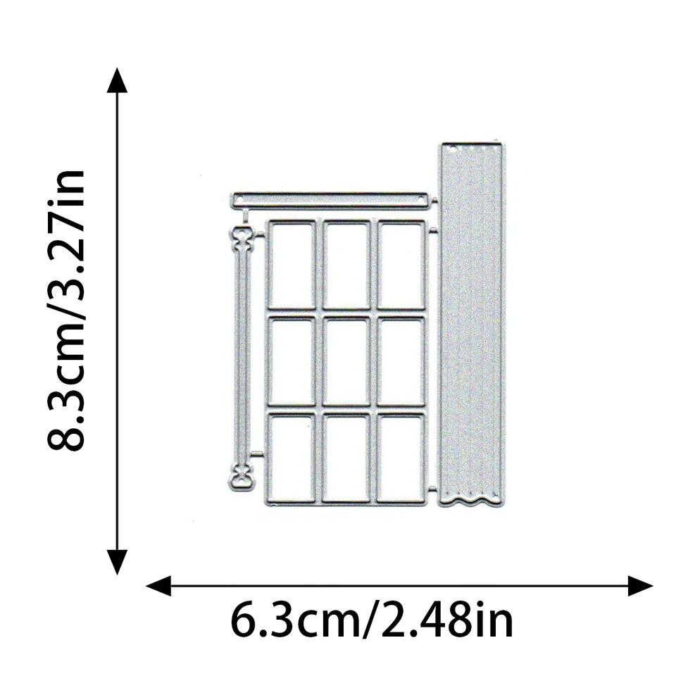 INFUNLY Découpes De Matrices De Fenêtre Matrices De Découpe
