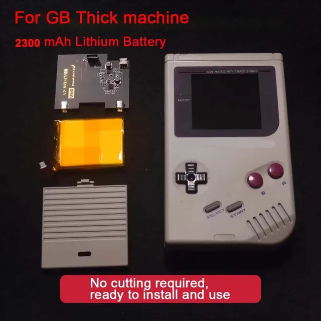 Game Boy 애호가를 위한 혁신적인 충전식 리튬 배터리