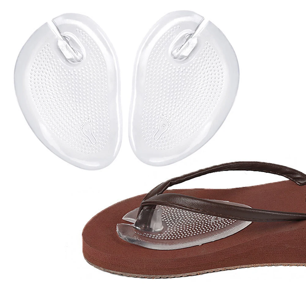 2PairsGelShoeInsolesforWomenSandalsFlipflopsNonSlipMassage