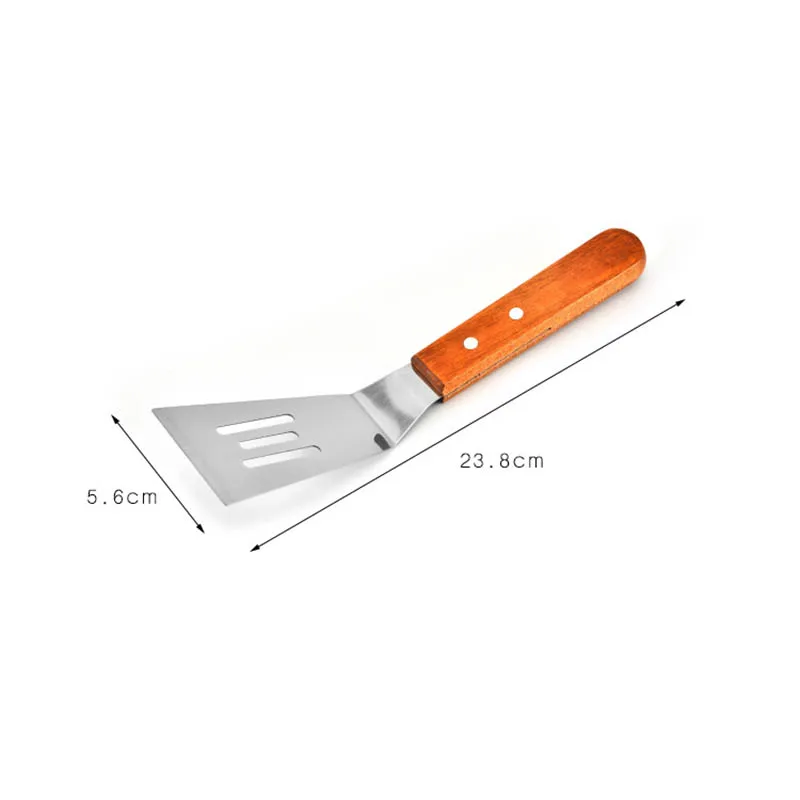 Barbecue tools Steak frying shovel Spatula turner Ossayi Stainless Steel Teppanyaki Turners Barbecue Steak Frying Shovel Spatula Cooking Tools Accessories