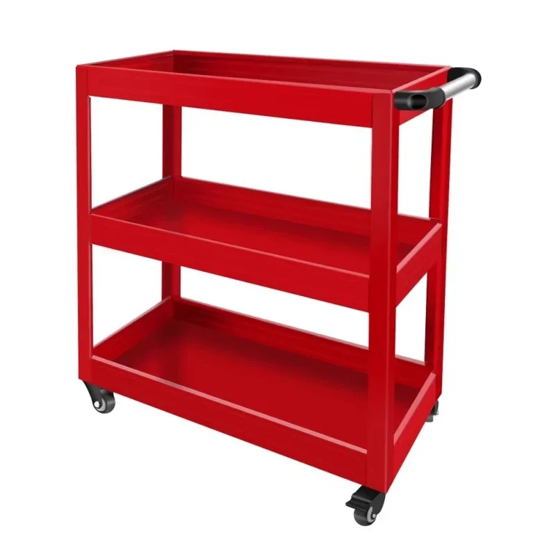 Tool Car Multi-functional Auto Repair Three-layer Tool Cabinet Auto Repair Mobile Shelf Layer Drawer Type Trolley auto repair tool cabinet