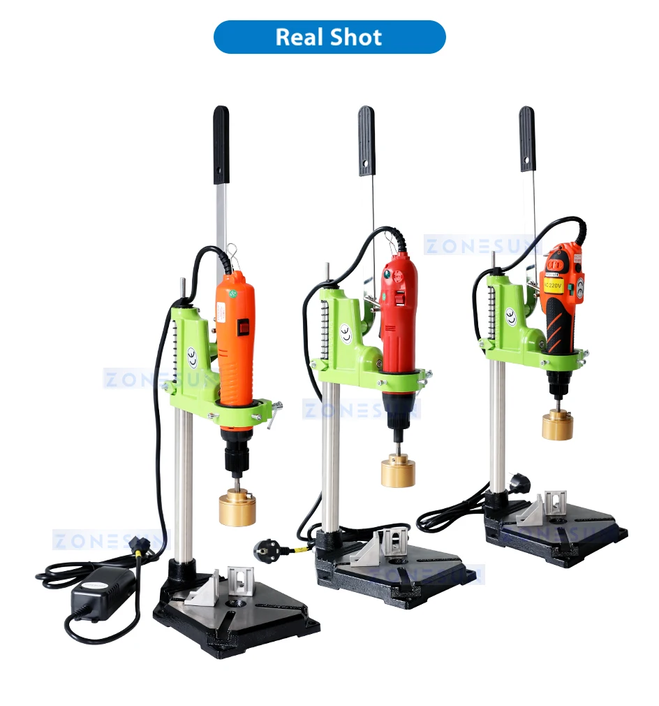 Ручная укупорочная машина ZONESUN ZS-XG80W Укупорочная машина для