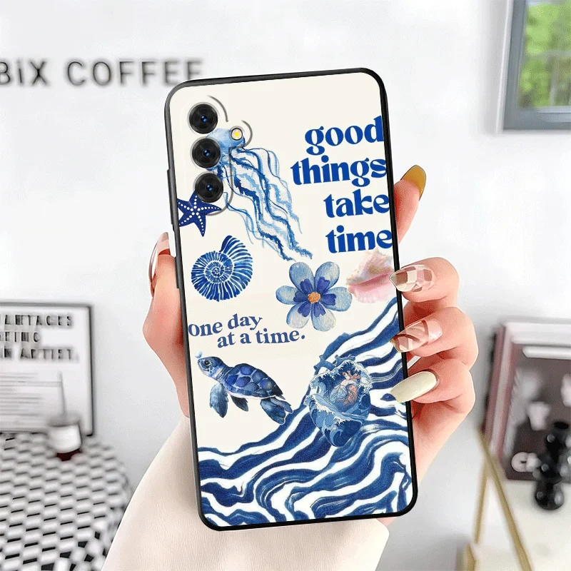 Sea Turtle Art Aesthetics Soft Phone Case