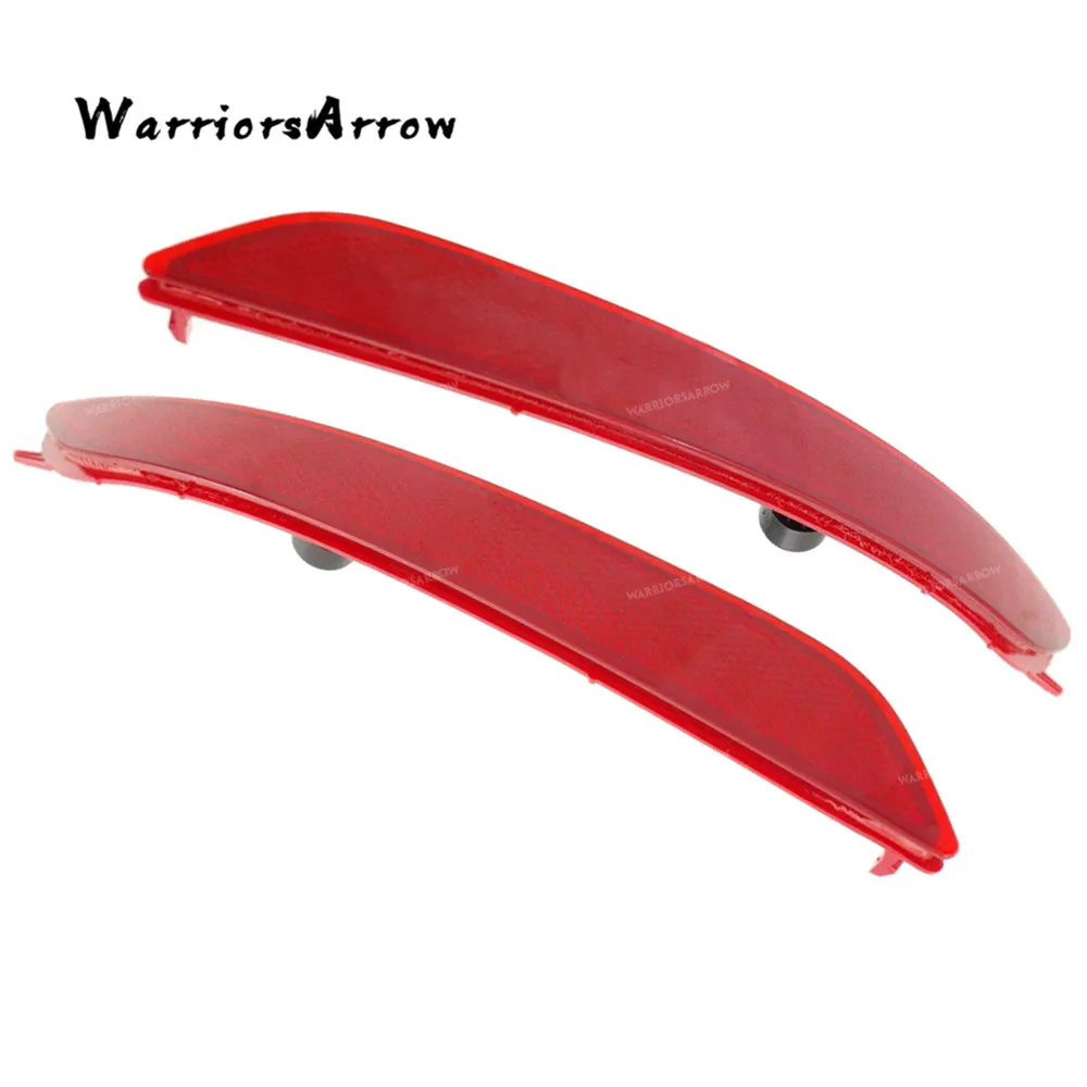 

Pair Rear Left Right Bumper Red Tail Reflector Light Plastic For Hyundai Elantra I35 Sedan 2014-2016 92405-3X200 92406-3X200