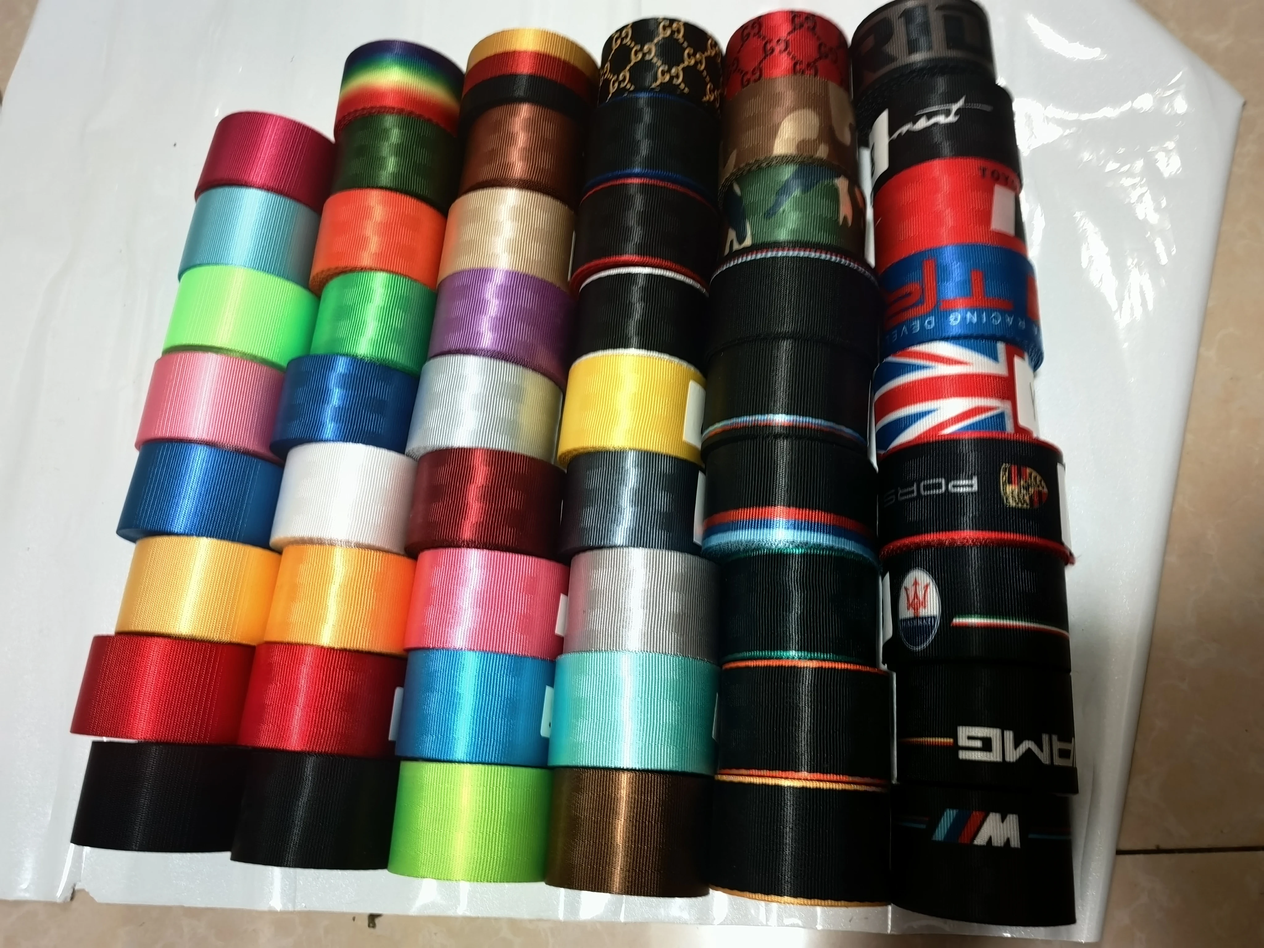 38 Colors 3.6M/Roll Car Modified Seat Belt Webbing Car High-Strength Polyester Seat Safety Belts Accessories