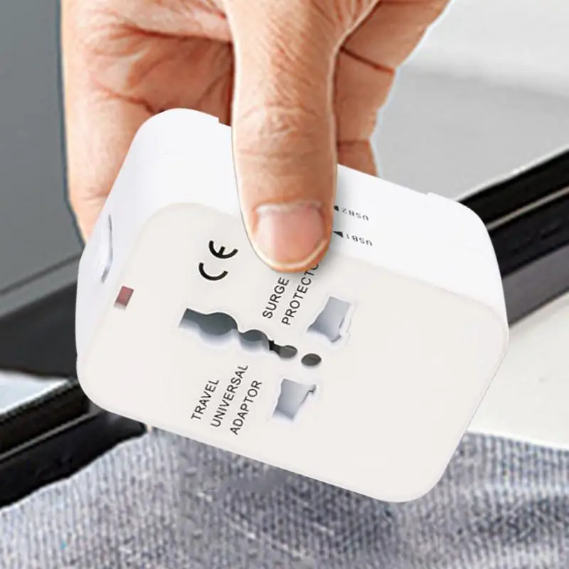 International Adapter Outlet Worldwide Wall Charger Wall Plug Adapter Portable Travel Adaptor For Over 150 Countries