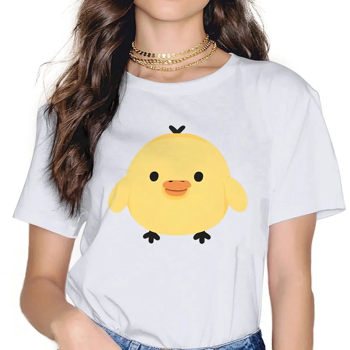 

Kawaii женская одежда R-Rilakkuma аниме графика женские футболки винтажный Графический Свободный Топ Футболка Kawaii девушки уличная одежда