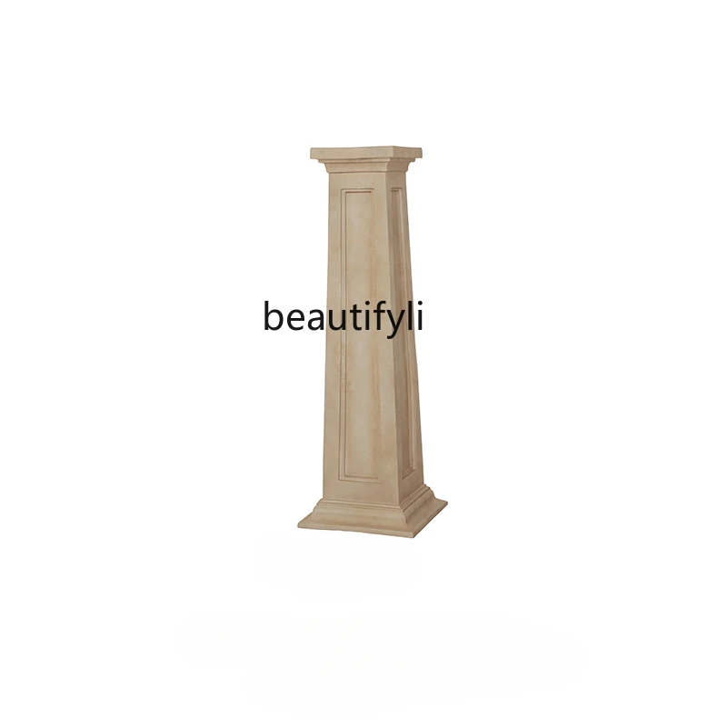 

French Style Chinese Style Living Room European Style Roman Column Decorative Sculpture Table Floor Ornaments
