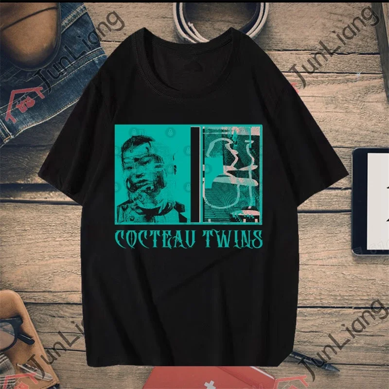 

Футболка Cocteau Twins Spyder в стиле ретро, Мужская футболка с супер круглым вырезом и короткими рукавами, новая одежда