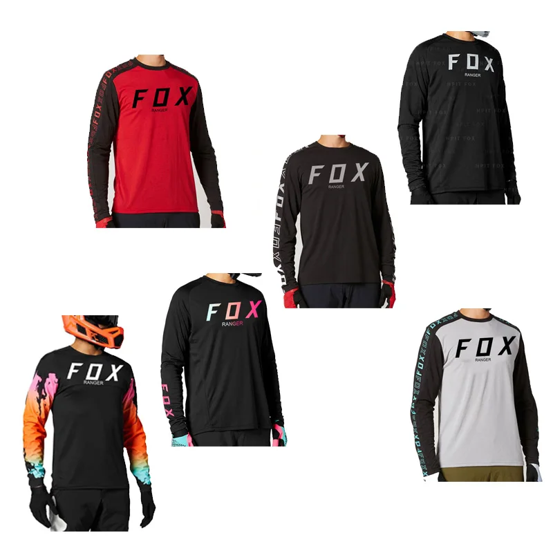 Ranger Fox - Men's Decline T-shirt, motorcycle off-road, mountain bike, SUV, DH, mountain bike sportswear, beer jersey for 2024