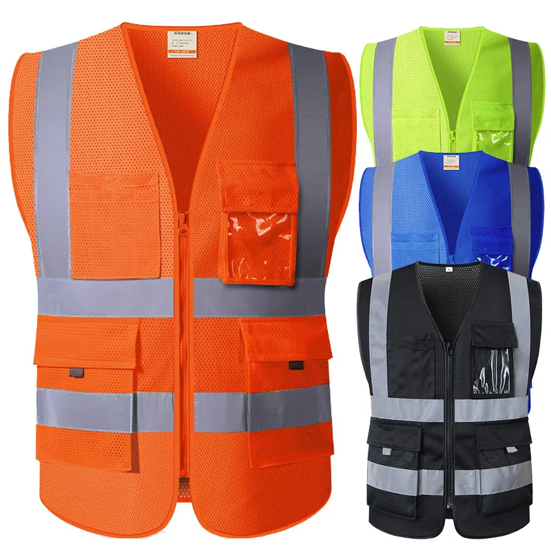 SFVEST HI VIS Executive Vest High Visibility Reflective Safety Waistcoat