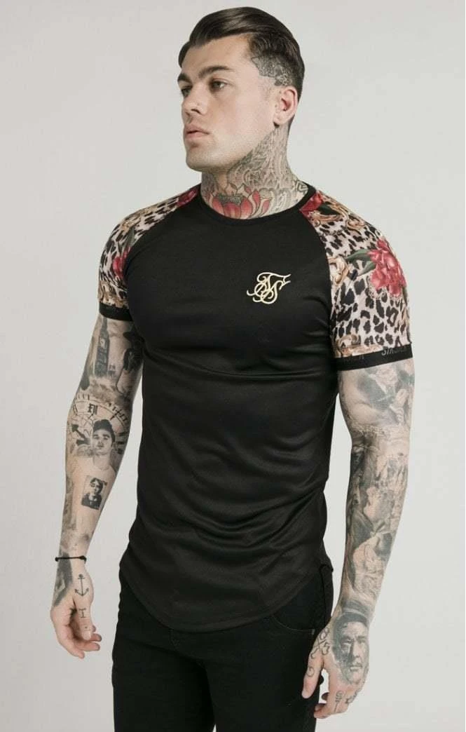 SikSilk Dani Alves Leopard camiseta negra para hombre|Camisetas| -  AliExpress