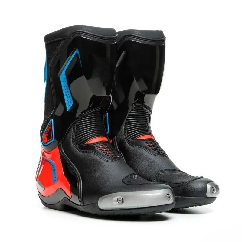 Leather Motorcycle Boots TORQUE3 Protective Riding Shoes Waterproof Long Boots Platform Non-slip Racing Shoes Brand Direct