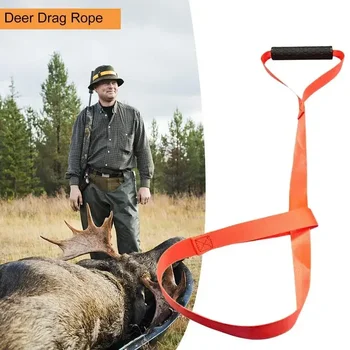 Deer Drag Harness Durable Hunting Deer Belt With Handle Portable Puller Dragging Pull Rope Multipurpose Band For Outdoor Farm 1