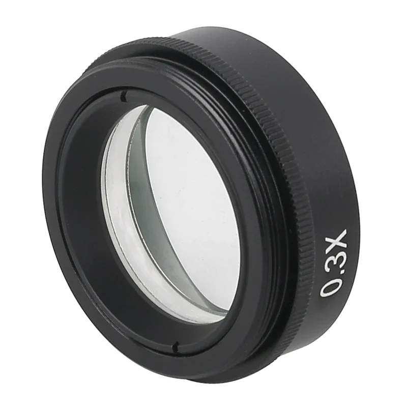Objectif Auxiliaire Barlow Pour Microscope Vidéo Industriel - Grossissement 0.3x à 2x - Filetage 42 Mm C-mount - 12