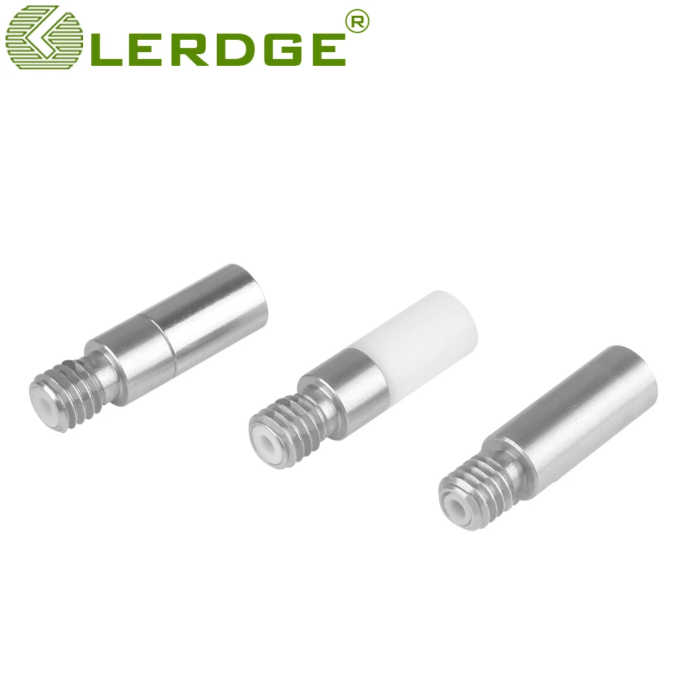 

LERDGE Hotend PTFL Teflonto Tube Throat 3D Printer Stainless Steel V6 Nozzle Heater Block Vocano Accessories 1.75MM Filament