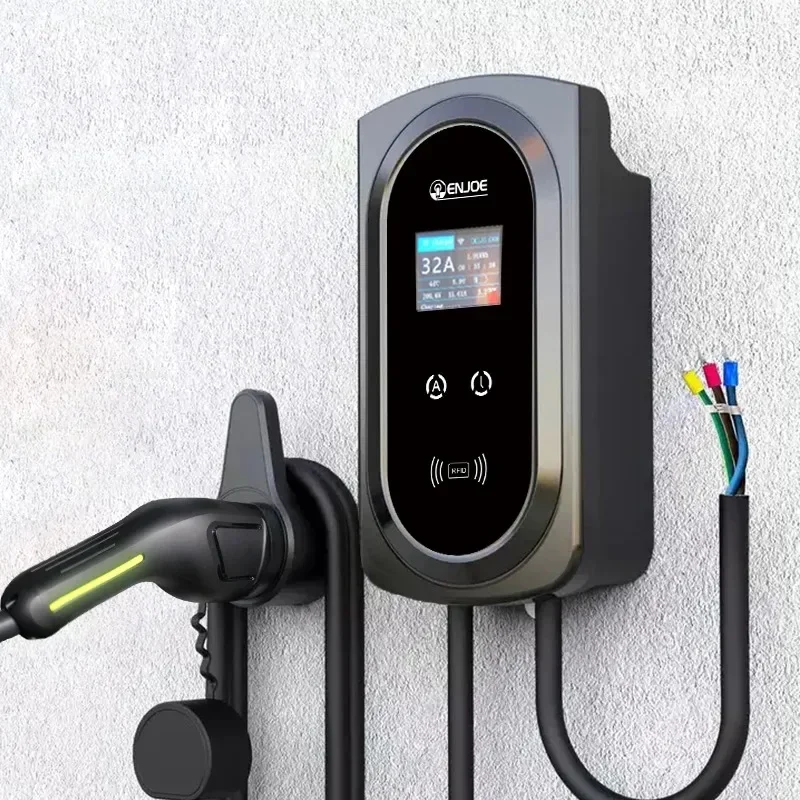 

7KW 11KW EVES Wall-Mounted EV Charging Station Wallbox 22kw Type 2 Adjustable Power EV Charger 32A 16A
