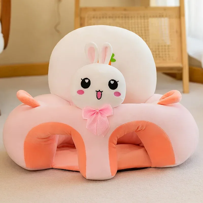 Cute Cartoon Baby Sofa Cover Learning to Sit Seat Feeding Chair Case Kids Baby Sofa Skin Infant Seat Without Cotton baby sofa seat cover