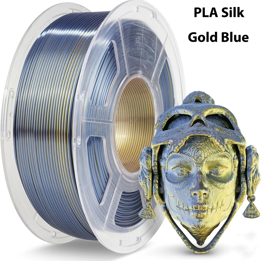 250g 500g 1Kg 3D 프린터 필라멘트 실크 골드 블루 1.75mm 3D 프린터용..