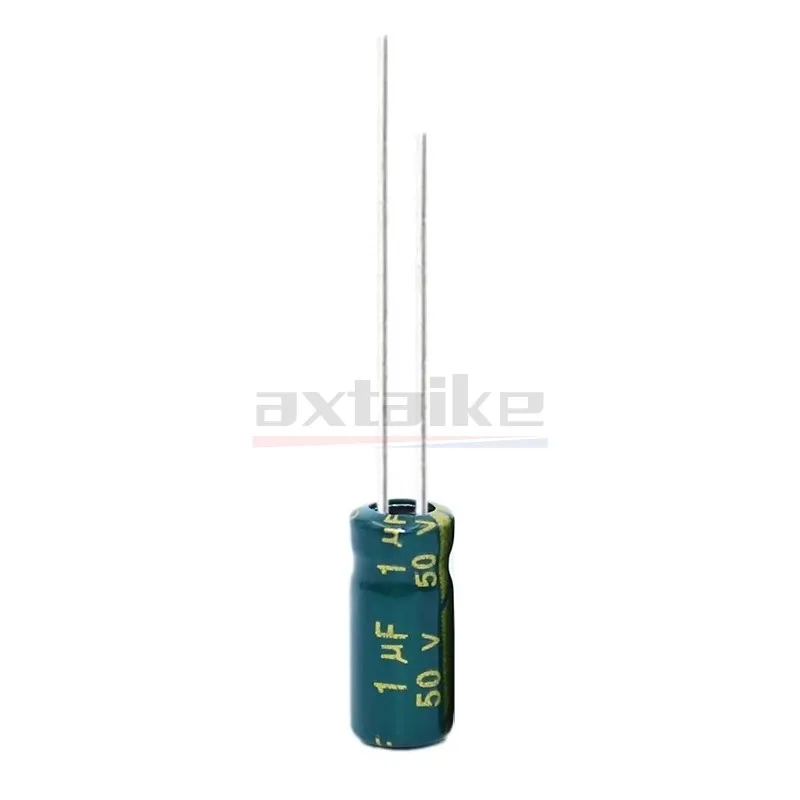 50PCS 50V 1UF 2.2uF 4.7uF 50V1UF 5*11MM High Frequency Low ESR Aluminum Electrolytic Capacitor