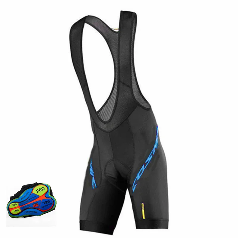 Cycling Bib Shorts Men Summer 20D Padded MTB Road Bicycle Middle-distance Riding