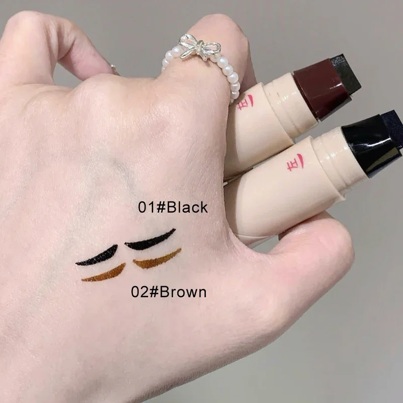 Lazy Eyeliner Stamp Dual-Head Rotatable Liquid Eye Liner Pen