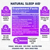 Extra Strength Melatonin - Sleep supplement with herbal ingredients to help relieve stress and improve sleep quality.