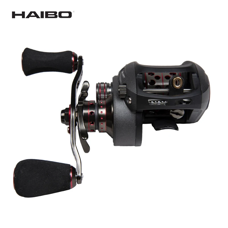 HaiBo Smart Centrifugal Magnetic Double Brake Fishing Road Sub Reel Anti  Exploding Line Water Drop Reel Fishing Reel