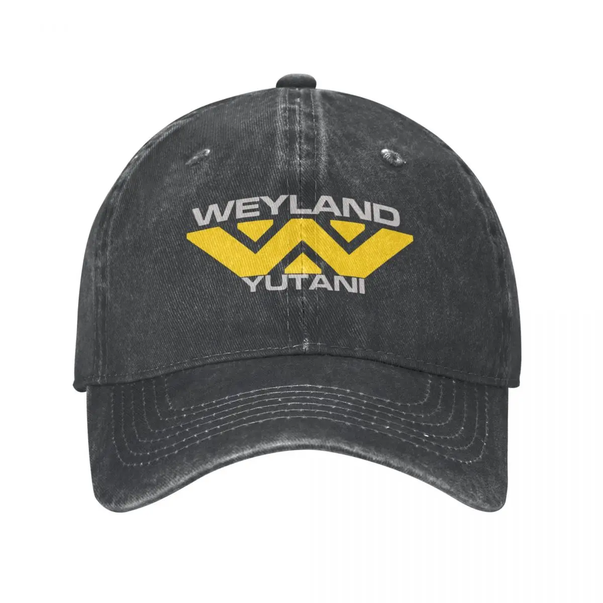 

Aliens Nostromo Building Better Worlds Baseball Cap Vintage Distressed Denim Weyland Yutani Corporations Corp Sun Cap Hat