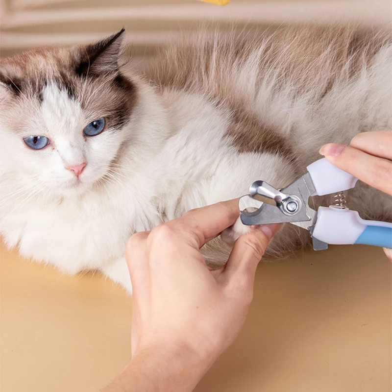 Dog Nail Clipper Scissors Kitten Nail Toe Claw Clippers Trimmer Labor-Saving Grooming Tools for Animals General Pet Supplies
