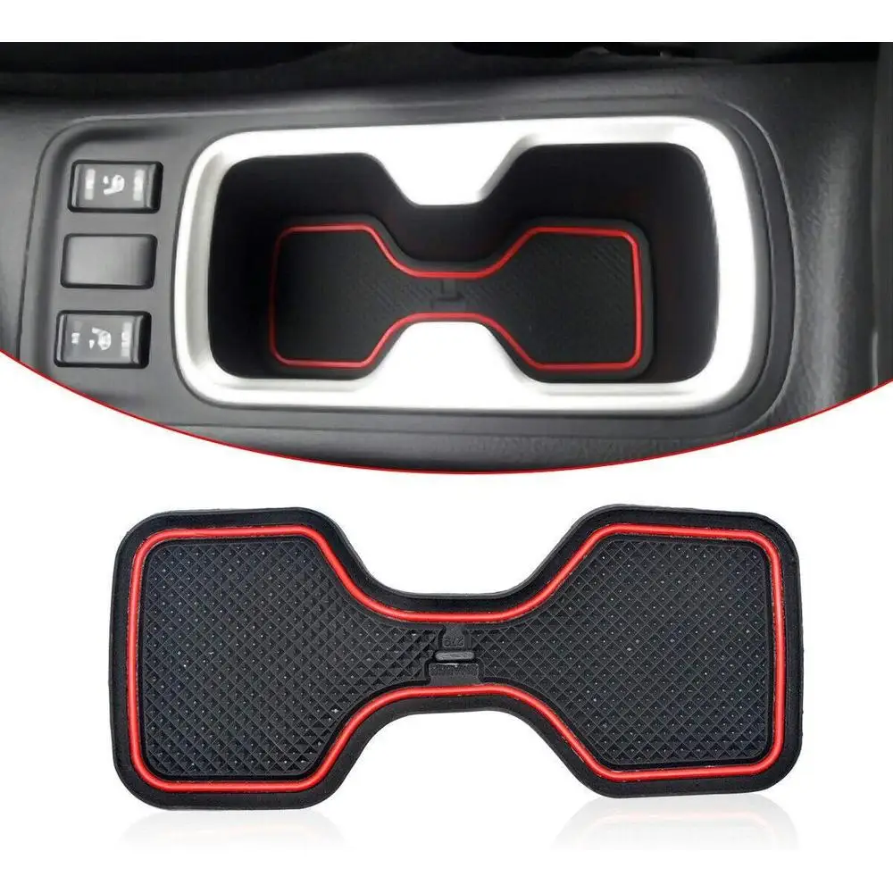 20 pcs/set Cup Slot Holder D23 Rubber Red Gate Fit Pad Water Cup Mat NP300 door slot pad water cup pad red color non-slip mat