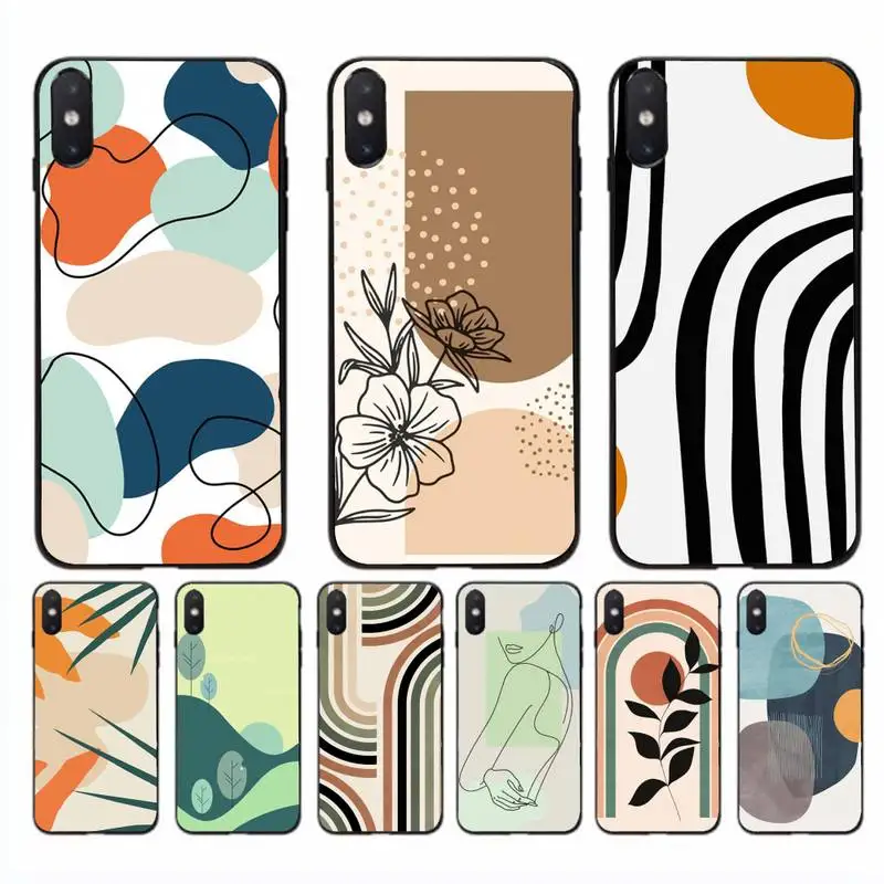 Minimalism Stick Figure Phone Case For Iphone 7 8 Plus X Xr Xs 11 12 13