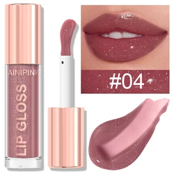 Hydrating & Long - Lasting Glitter Lip Gloss with High Pigment Lip Tint (04)