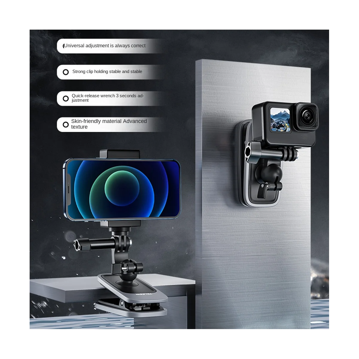 

Магнитный зажим для рюкзака TELESIN с вращением на 360 ° для GoPro